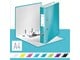 Ringpermer & Brevordnere - Leitz Smalordner 180° WOW Laminert kartong A4/50mm Isblå - 10060051