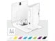 Ringpermer & Brevordnere - Leitz Brevordner Active PP WOW A4/80mm Hvit - 11060001