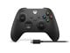 Spill - Tilbehør - Microsoft Xbox - Carbon Black + USB-C Cable - Wireless Controller - Microsoft Xbox One - 1V8-00002