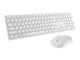 Tastatur - Dell Pro Wireless Keyboard & Mouse (US International Layout) - Tastatur & Mussett - Universal - Hvit - KM5221W-WH-INT
