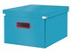 Arkivering & Oppbevaring - Leitz Click & Store Cosy Cube medium oppbevaringsboks Sjøblå - 53480061