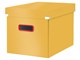 Arkivering & Oppbevaring - Leitz Click & Store Cosy Cube stor oppbevaringsboks Varmgul - 53470019