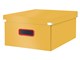 Arkivering & Oppbevaring - Leitz Click & Store Cosy stor oppbevaringsboks Varmgul - 53490019