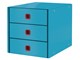 Arkivering & Oppbevaring - Leitz Click & Store Cosy skuffkabinett (3 skuffer) Sjøblå - 53680061