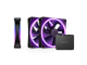 Kabinettvifte - NZXT F120 RGB DUO 3-pack & RGB Controller - Black - Kabinettvifte - 120mm - Svart med RGB LED-lys - 29 dBA - RF-D12TF-B1