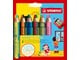 Hobbyartikler - STABILO woody Arty 3 in 1 cardboard wallet of 6 pens incl. a sharpener - 208550