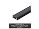 Smarthus - Light Solutions Aluminiumsprofil - Model S til Philips Hue og WiZ - Sort - 5714255008067