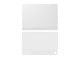 Nettbrett - Deksler og etui - Samsung Galaxy Tab S10 FE / Tab S9 FE / Tab S9 - Smart Book Cover - White - EF-BX710PWEGWW