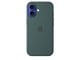Mobil - Deksel og etui - Apple iPhone 16 Silicone Case with MagSafe - Lake Green - MYY83ZM/A