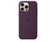 Mobil - Deksel og etui - Apple iPhone 16 Pro Max Silicone Case with MagSafe - Plum - MYYW3ZM/A