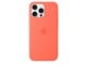 Mobil - Deksel og etui - Apple iPhone 16 Pro Max Silicone Case with MagSafe - Tangerine - MDGX4ZM/A