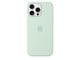 Mobil - Deksel og etui - Apple iPhone 16 Pro Max Silicone Case with MagSafe - Aquamarine - MDGY4ZM/A