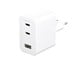 Mobil - Adaptere og ladere - empower by PanzerGlass Turbo 70W Multiple Charger incl. 2 x USB-C + USB-A | EU Plug | Silver White - EM31479