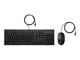 Tastatur - HP 225 - Tastatur & Mussett - Dansk - Svart - AX2Y7AA#UUW