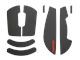 Musematte & Tilbehør - Pulsar Supergrip Grip Tape for Logitech G PRO X SUPERLIGHT & SUPERLIGHT 2 - SGLGS