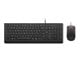 Tastatur - Lenovo Essential Wired Combo - Tastatur & Mussett - Norsk - Svart - 4X31R64425