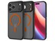 Mobil - Deksel og etui - Spigen Ultra Hybrid MagSafe - frost black orange - iPhone 17 Pro - ACS10483
