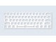 Tastatur - Wooting 60HE PC Switch Plate - Oppgrader tilbehør - ANSI - Hvit - AC1-WK3-ANS-PC01