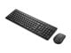 Tastatur - Lenovo Essential Wireless Combo Gen 2 - keyboard and mouse set - QWERTY - Danish - black Input Device - Tastatur & Mussett - Dansk - Svart - 4X31R64462