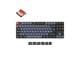Tastatur - Keychron K1 Pro QMK/VIA Wireless RGB Hot Swap Low Profile Red - Gamingtastatur - Uten numpad - Nordisk - Svart - K1P-H1P-BO