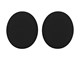 Hodetelefoner - Jabra Evolve3 75 Ear Cushions 1 Pair - Black - 14102-22