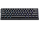 Tastatur - Wooting 60HE v2 - US-ANSI - Non-Split - Plastic - Gamingtastatur - Uten numpad - Engelsk (USA) - Svart - WK3C-US1-TIK-BK1