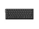 Tastatur - Wooting 60HE v2 - US-ANSI - Split - Aluminum - Gamingtastatur - Uten numpad - Engelsk (USA) - Svart - WK3C-USSP1-TIK-ABK1