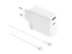 Mobil - Adaptere og ladere - realme SUPERVOOC 80W Dual Ports GaN Adapter with Type-C Cable - White - 631451000024