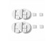 Hund - Petlibro REPLACEMENT FILTERS FOR CAPSULE DOG FOUNTAIN PLWF008 2 MONTH SET OF FILTERS FOR DOG WATER DISPENSERS 4 COUNT PACK WHITE - PL-FF008-92W