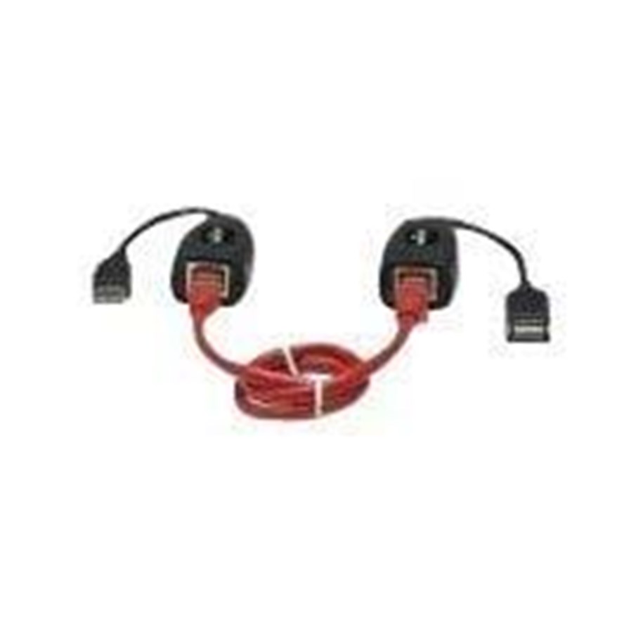 Repeater, forsterkere, bridges og transceivere - IC INTRACOM USB Cable Line Extender 60m - 179300