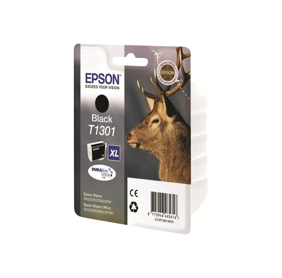 Printertilbehør blekk/toner - Epson T1301XL Ink Cartridge - Black - C13T13014010