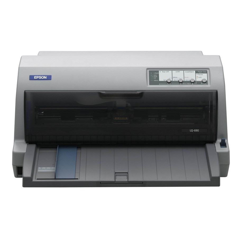 Skriver - Epson LQ-690 24-Pin Dot Matrix Printer - Sort/hvit - Matriseskriver - C11CA13041