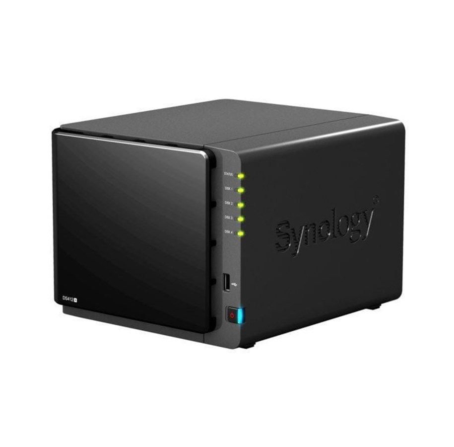 NAS-Server - Synology DS412 + 4BAY 2,13 2X GBE - NAS-Server - DS412+