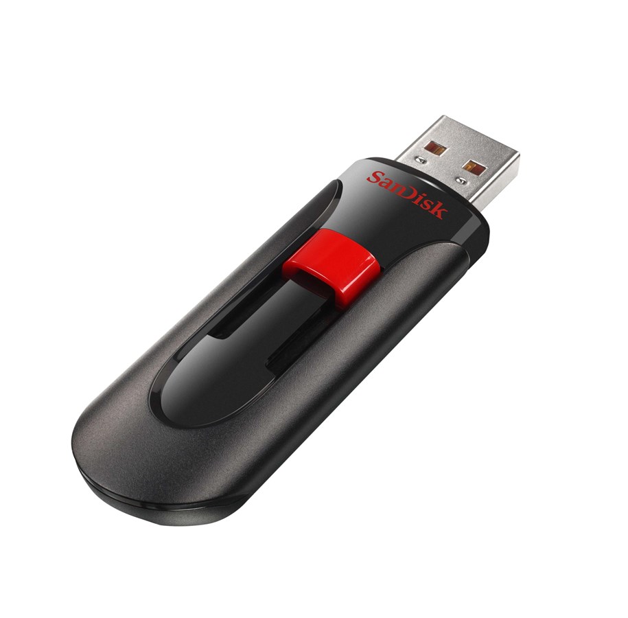 Minnepenn - SANDISK Cruzer Glide - 64GB - Minnepenn - SDCZ60-064G-B35