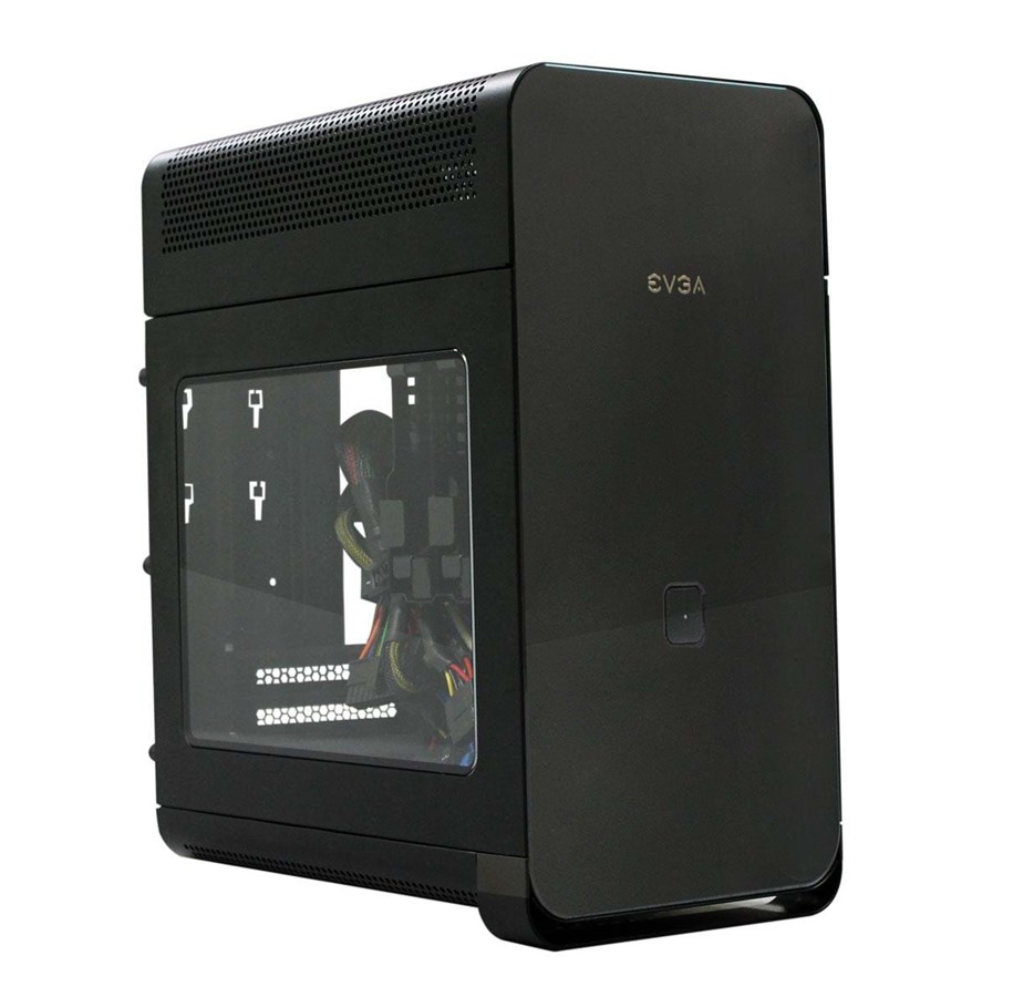 Kabinett - EVGA Hadron Hydro Mini-ITX - 500W -Black - Kabinett - Minitower - Svart - 110-MW-1002-K2