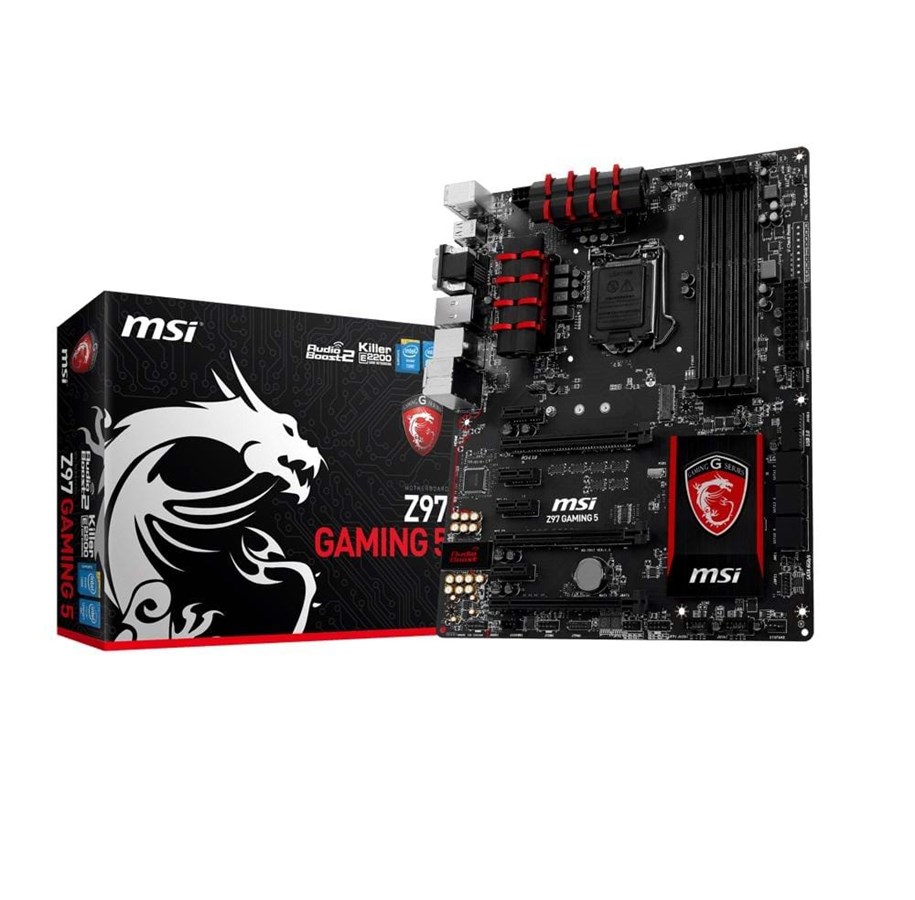 Hovedkort - MSI Z97 GAMING 5 Hovedkort - Intel Z97 Express - Intel LGA1150 - DDR3 RAM - ATX - Z97 GAMING 5