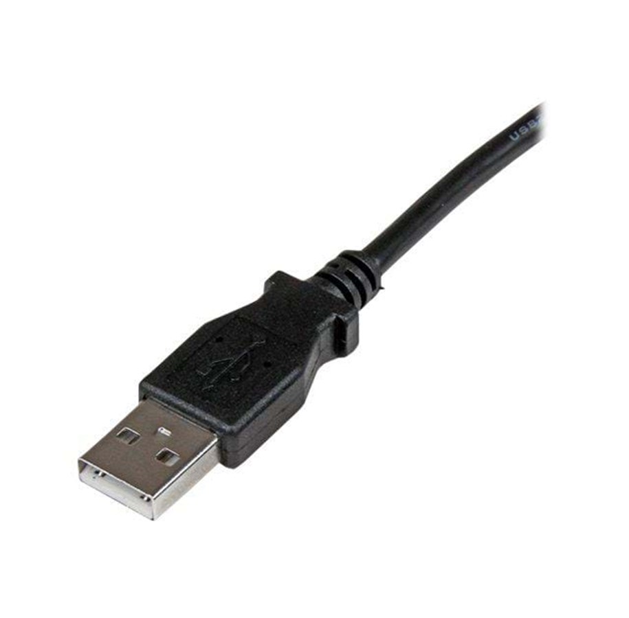 Cavo USB 2.0 Da 1 Metro Con Connettore Angolato A 90° Tipo A Maschio A B Maschio, Nero, Anti-Groviglio, Ideale Per Stampanti E Dispositivi Con Porta USB-B