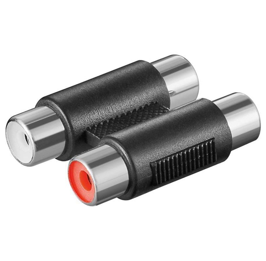 Lydkabel - Pro Audio adapter 2xRCA F - 2xRCA F - 4040849116070