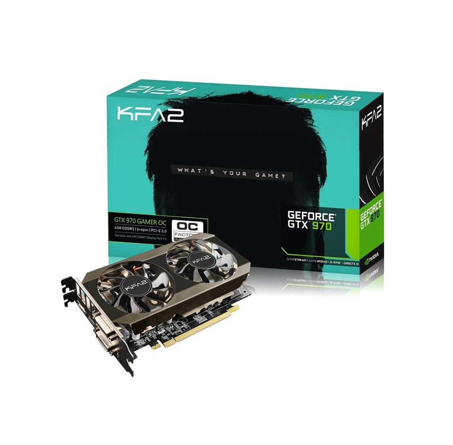 Grafikkort - KFA2 GeForce GTX 970 - 4GB GDDR5 RAM - Grafikkort - 97NPH6DT8RVZ