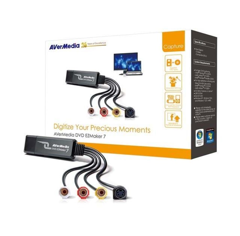 Input-adapter - AverMedia VGA TV USB  EZMaker 7 - 61C0390003A9