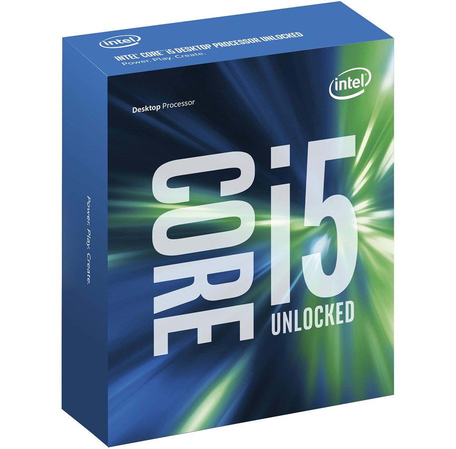 Prosessor/CPU - Intel Core i5-6600K Skylake Prosessor/CPU - 4 kjerner - 3.5 GHz - Intel LGA1151 - Intel Boks (med kjøler) - BX80662I56600K