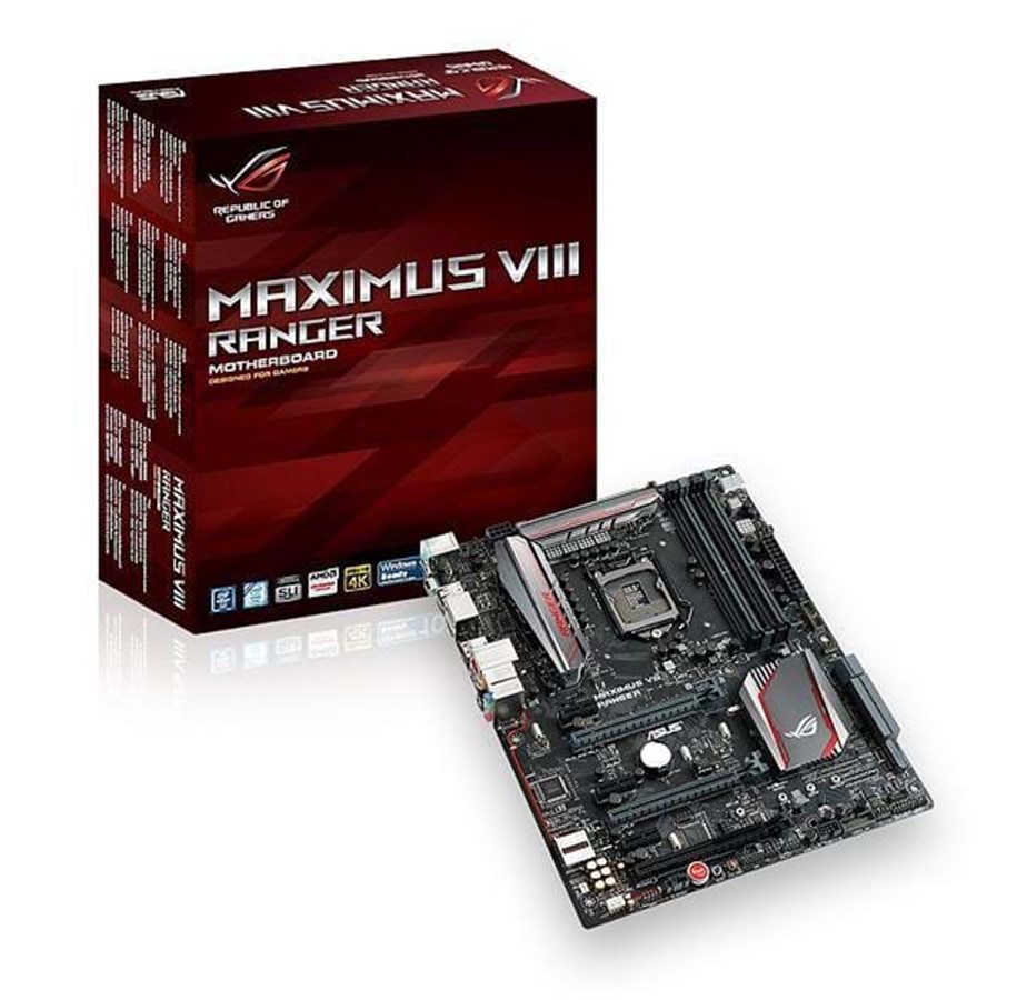 Hovedkort - ASUS MAXIMUS VIII RANGER Hovedkort - Intel Z170 - Intel LGA1151 - DDR4 RAM - ATX - 90MB0LX0-M0EAY0