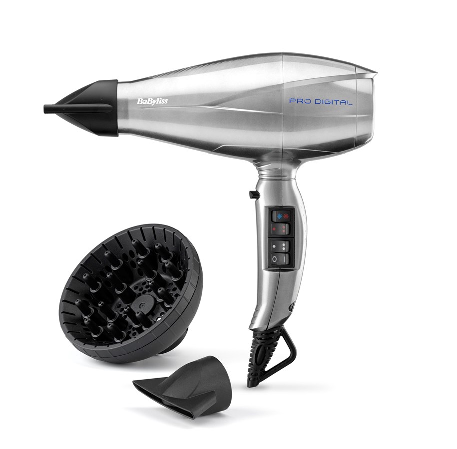 Hårføner - Babyliss Hårføner Pro Digital - 2200 W - 6000E