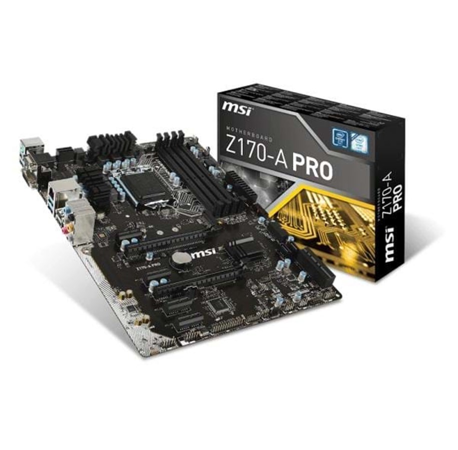 Hovedkort - MSI Z170-A PRO Hovedkort - Intel Z170 - Intel LGA1151 - DDR4 RAM - ATX - Z170-A PRO