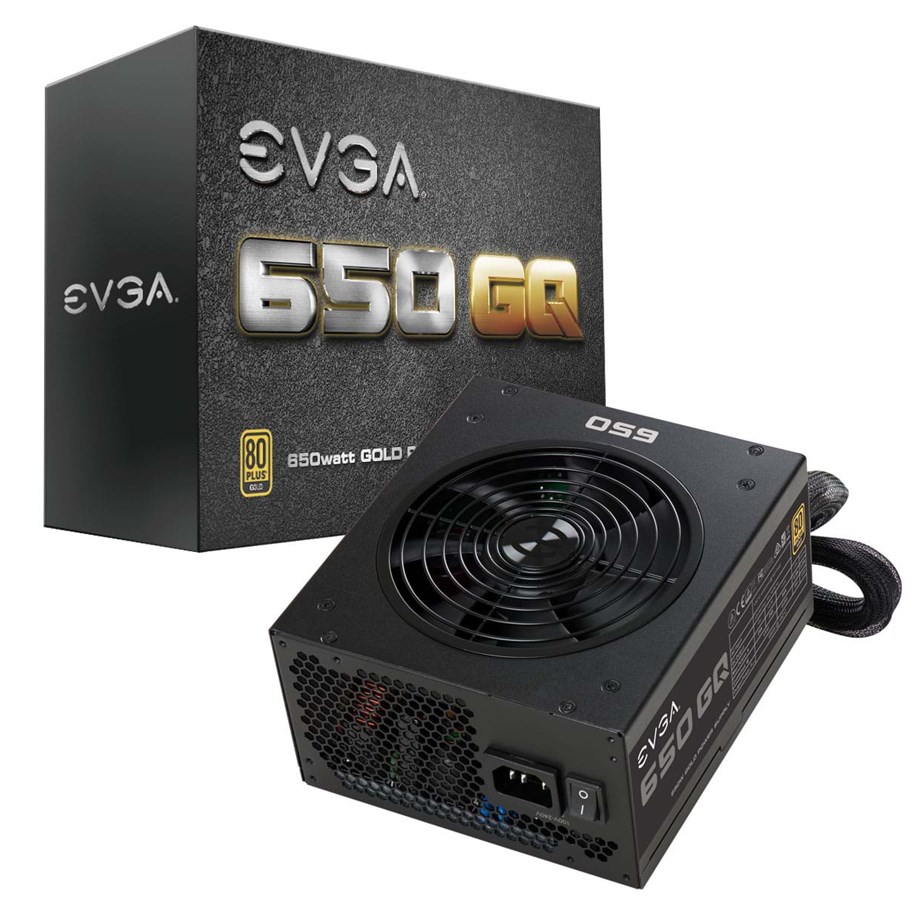 Strømforsyning (PSU) - EVGA SuperNOVA 650 GQ Strømforsyning (PSU) - 650 Watt - 135 mm - ATX - 80 Plus Gold sertifisert - 210-GQ-0650-V2