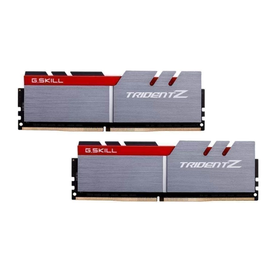 RAM - G.Skill Trident Z DDR4-3733 - 16GB - CL17 - Dual Channel (2 pcs) - Intel XMP - Sølv - F4-3733C17D-16GTZA
