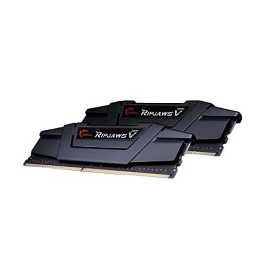 RAM - G.Skill Ripjaws V DDR4-3200 - 16GB - CL14 - Dual Channel (2 pcs) - Intel XMP - Svart - F4-3200C14D-16GVK