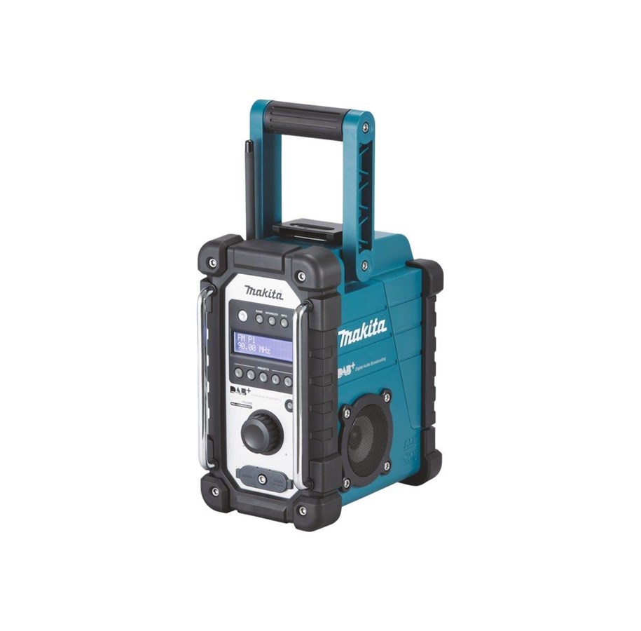 DAB, nettverks- og klokkeradio - Makita DMR110N - Jobsite DAB radio - 7 Watt - DAB/DAB+ - Stereo - Blå - DMR110N
