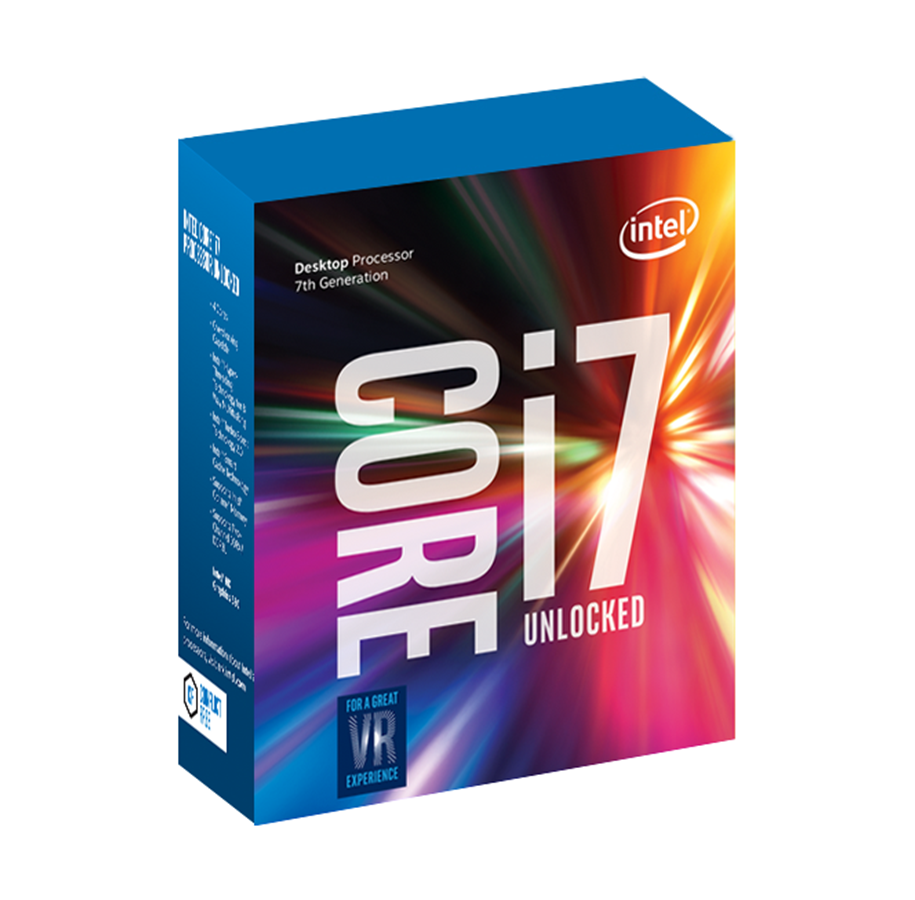 Prosessor/CPU - Intel Core i7-7700K Kaby Lake Prosessor/CPU - 4 kjerner - 4.2 GHz - Intel LGA1151 - Intel Boks (med kjøler) - BX80677I77700K