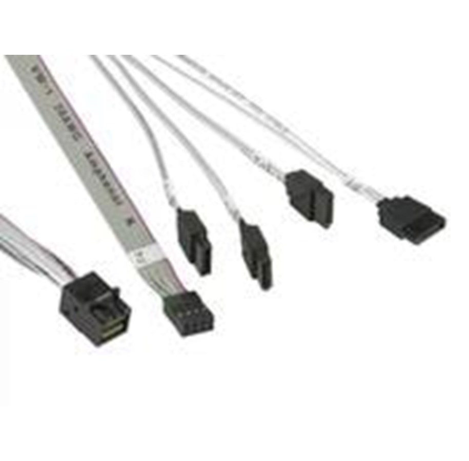 Scsi - Supermicro INT MINI-SAS TO 4 SATA 55CM - CBL-SAST-0631